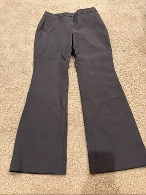 White House Black Market Dark Gray Boot Cut Dress Pants